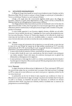 Caractéristiques écologiques de Ziziphus mauritiana dans le Sud mauritanien