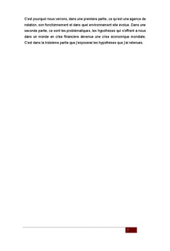 La notation financière : quelle régulation pour quelle finalité ?