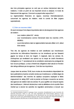 La notation financière : quelle régulation pour quelle finalité ?