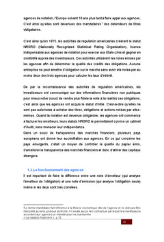 La notation financière : quelle régulation pour quelle finalité ?