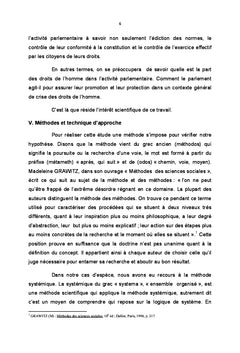 Le parlement, la protection et la promotion des droits humains