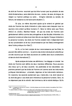 Le parlement, la protection et la promotion des droits humains