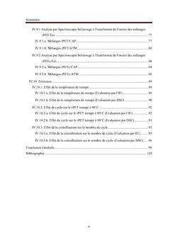 Recyclage du Poly(ethylene terephtalate), Conditions et Proprietes
