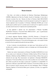 Recyclage du Poly(ethylene terephtalate), Conditions et Proprietes