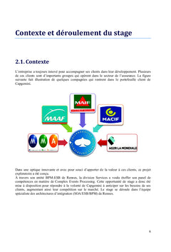 Le Complex events Processing du cas metier A la technique