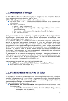 Le Complex events Processing du cas metier A la technique