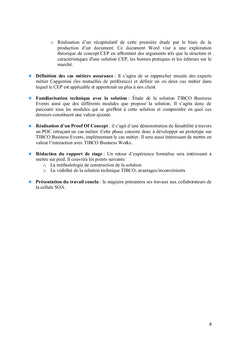 Le Complex events Processing du cas metier A la technique