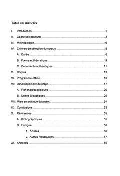 Les courts metrages francophones: ressource didactique en cours de FLe