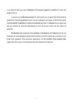 Les courts metrages francophones: ressource didactique en cours de FLe