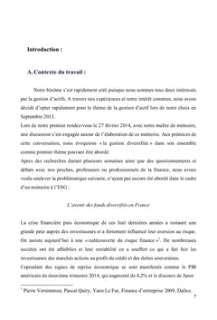L'avenir des fonds diversifies en France