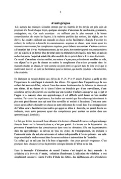 Recueil d'exercices d'apprentissage du français basés sur la lecture