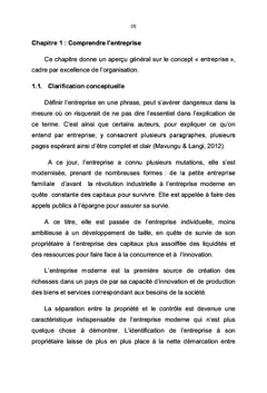 Organisation de l'entreprise