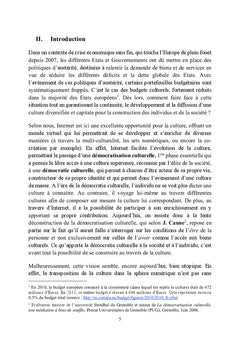 Pour le bien de la culture, une culture des biens?