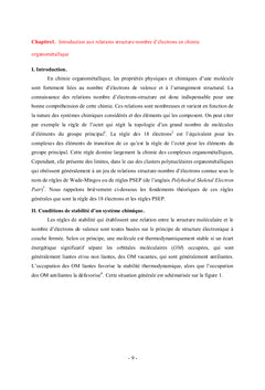 Etude DFT la stabilité des clusters organométalliques mixtes