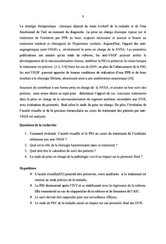 Apport des Anti-VGeF dans la neovascularisation irienne des OVCR