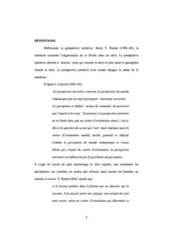 Perspective Narrative et discours nationaliste dans Une vie de boy
