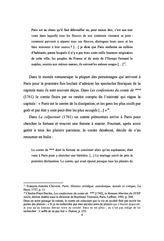 Le Paris libertin du dix-huitième siècle