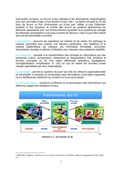 Le système d'information dans l'organisation