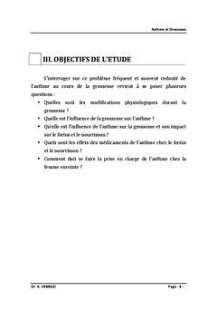 Asthme et grossesse