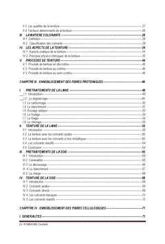 Preparation et Teinture des Materiaux Textiles
