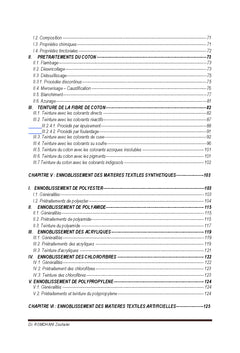 Preparation et Teinture des Materiaux Textiles