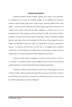 Preparation et Teinture des Materiaux Textiles