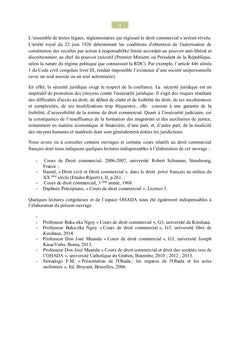 Droit commercial A l'usage des enseignants en droit et en economie