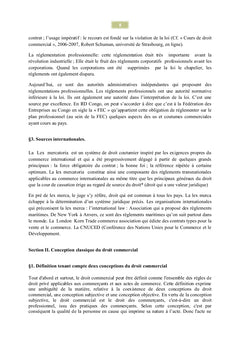Droit commercial A l'usage des enseignants en droit et en economie
