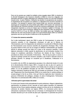 La question de gouvernance des ressources naturelles au Bénin