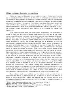 L'impact des TIC sur les relations presse