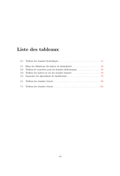 Contribution aux méthodes de classification non supervisée