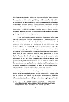 Communautés de fans et industries culturelles