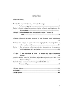 Logiques d'acteurs et Amenagement du territoire