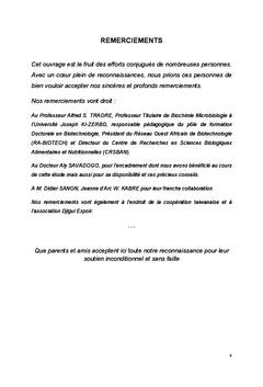 Contribution à la valorisation du yaourt de soja