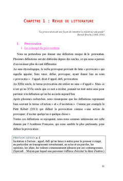 La provocation