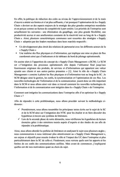 Integration des Communications Unifiees au sein de la Supply Chain