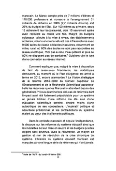 Ecole publique marocaine et problematique linguistique