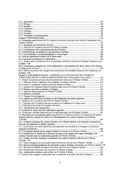 Cultures fruitières: environnement et socioéconomie au Sud Bénin