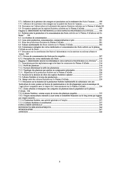 Cultures fruitières: environnement et socioéconomie au Sud Bénin