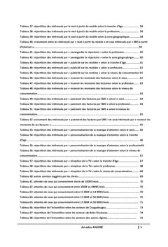 Analyse de la politique de produit des operateurs mobiles
