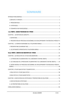 Analyse de la politique de produit des operateurs mobiles