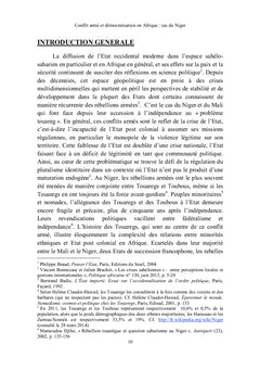Conflit armé et démocratisation en Afrique: cas du Niger