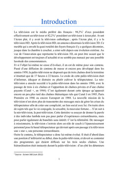 Le pouvoir de la Television et la montee d'Internet