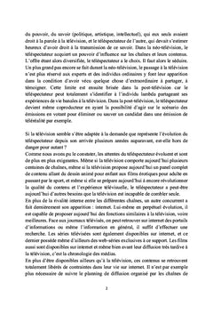 Le pouvoir de la Television et la montee d'Internet