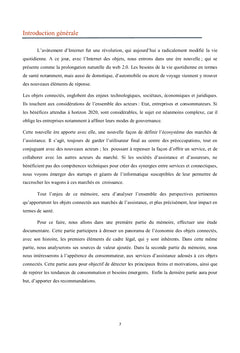 Impact des objets connectes sur les marches de l'assistance sante