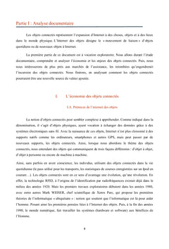 Impact des objets connectes sur les marches de l'assistance sante