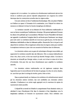 Ventilation naturelle par une cheminée solaire