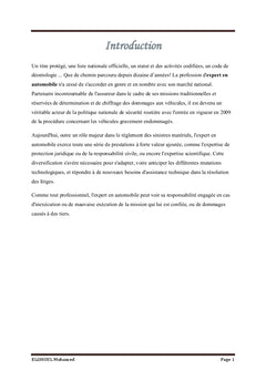 L'expertise Automobile