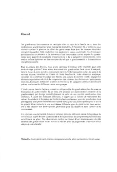 La grand-maternite chez les Inuits