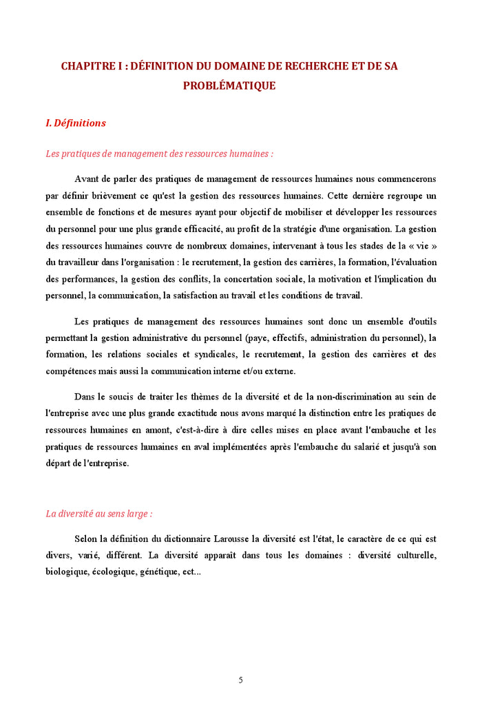 Évolution des pratiques de gestion de la diversité en entreprise
